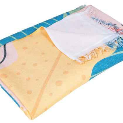 Full-colour hamam towel 100×170 cm