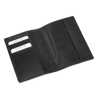 LEATHER PASSPORT COVER 