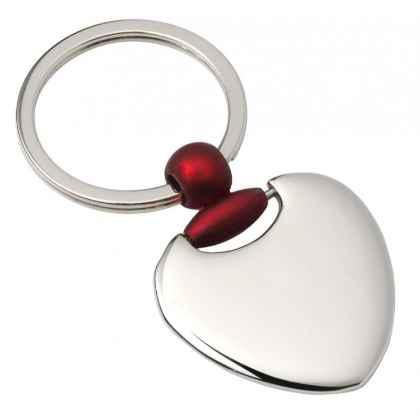 Key chain heart with red hook