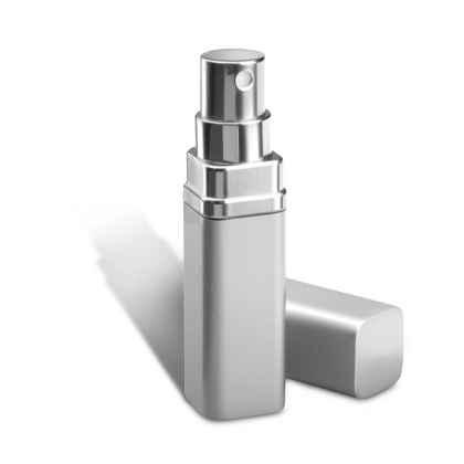 Compact Silver Perfume Atomiser