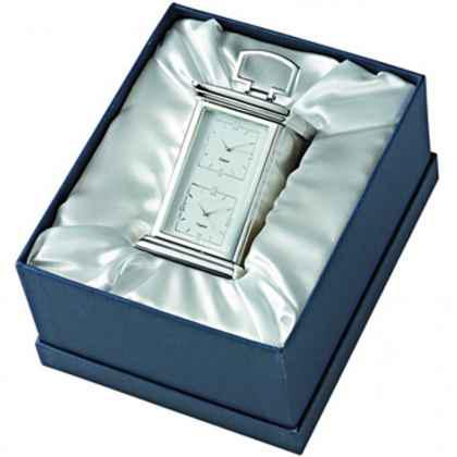 Clock double time “Segreti” in Luxury Box
