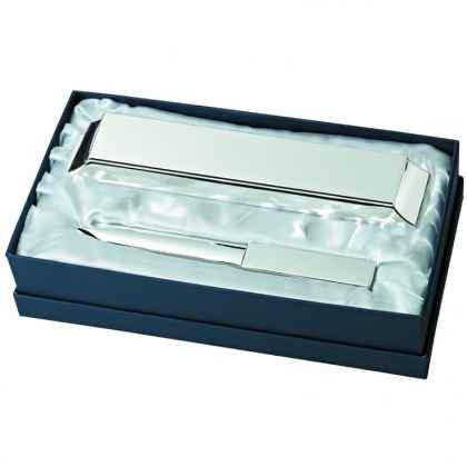 Letter opener 015 + Pen holder 157 in Luxury Box