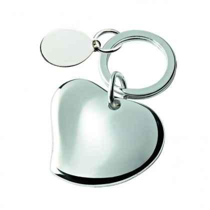 Key chain "Cuore" with plate