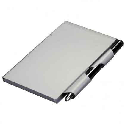 Pocket memo pad with pen
