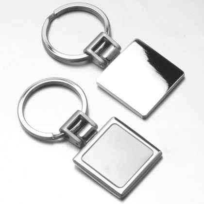 Key chain shiny/satin square