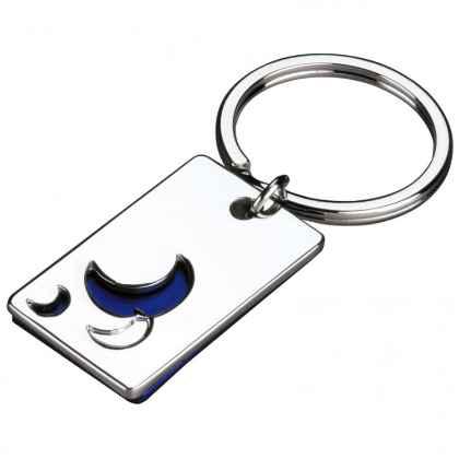 Key chain two pendants "Luna"