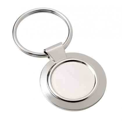 Round Key chain Ø 25 with detachable plate