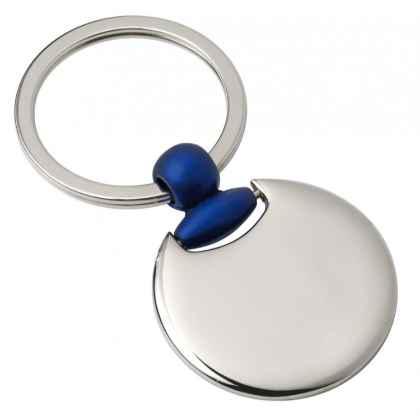 Key chain round with blue hook