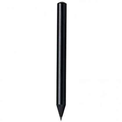 Pencil with black body and black wood