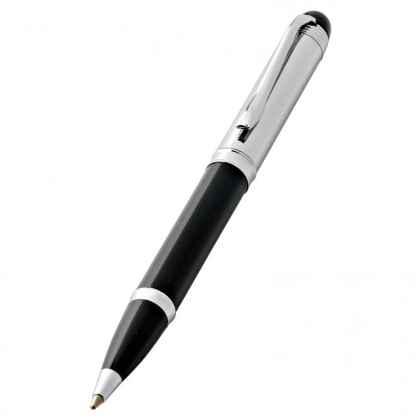Ball-point pen black/chromed shiny