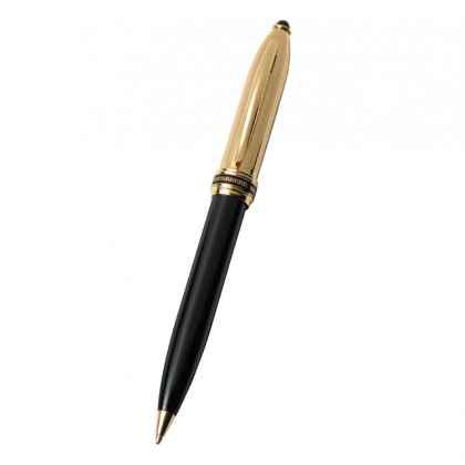 Ball point pen gilt and black
