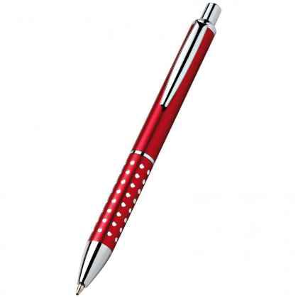 Ball point pen aluminium red
