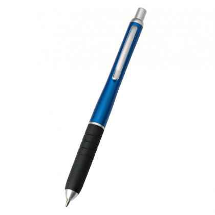 Ball point pen aluminium blue/black
