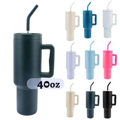 New 4.0 Reusable Adventure Quencher Stainless Steel Tumbler 40oz outdoor mug Cup with Handle