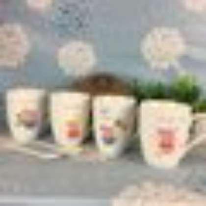 Advertising coffee cup