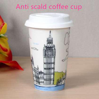 Anti scald coffee cup