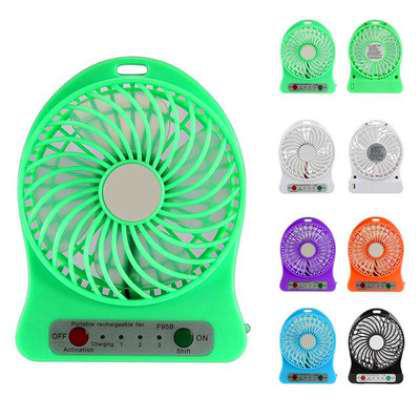 WG-MF05  Mini LED Operated Desk Air Cooler Portable Rechargeable USB Fan
