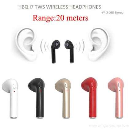 WG-PEA02  i7 TWS Twins Wireless Bluetooth Earphone Earbuds Mini Stereo Headset Sports Headphone