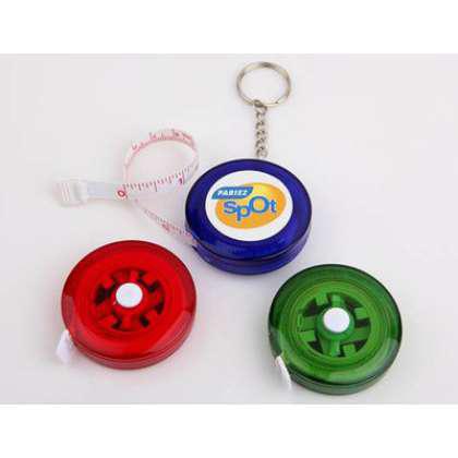 GSP-01 Round shape tape measure with key chain