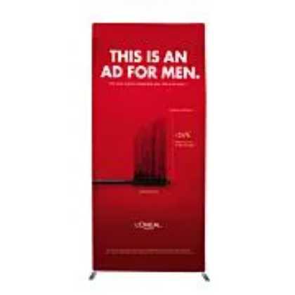 SOFT TOUCH FABRIC LIGHT BANNER STANDS