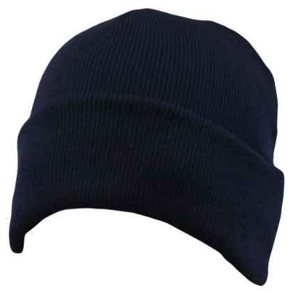 WS04 Acrylic Knitted Hat Turn-Up