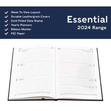 Collins Eco Essential A5 Week to View Diary