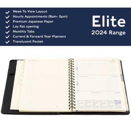 Collins Elite Compact Week to View Planner with Appointments