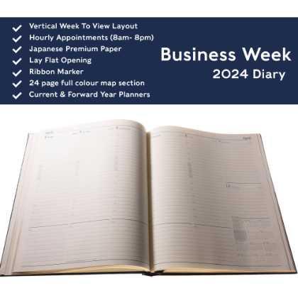 Collins Management Quarto Business Week-to-View Diary with Appointments