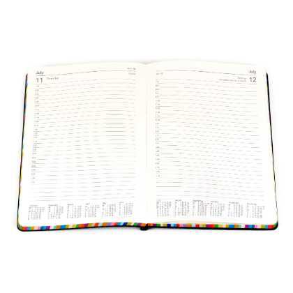 Collins Edge Rainbow - Daily Lifestyle Planner - Day-to-Page Diary with Appointments