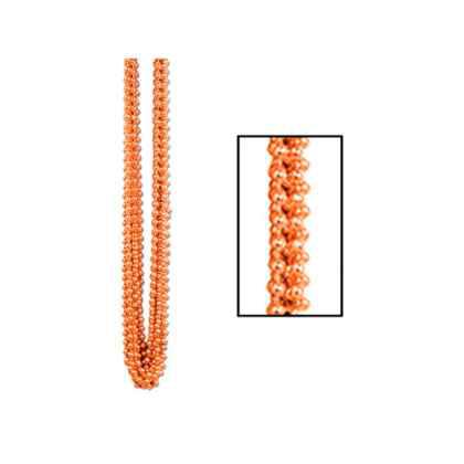 Metallic Orange Party Beads