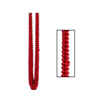 Metallic Red Party Beads