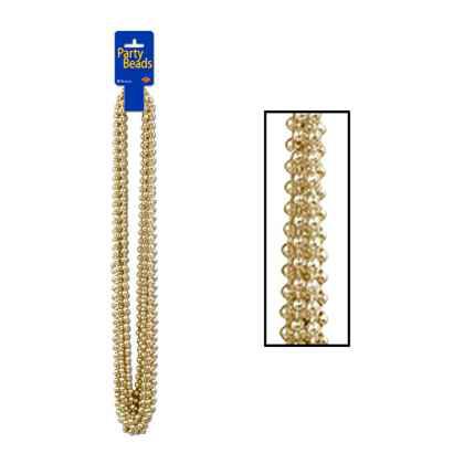Metallic Gold Party Beads