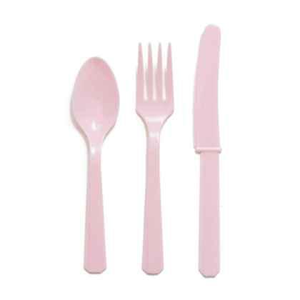 Pastel Pink Cutlery