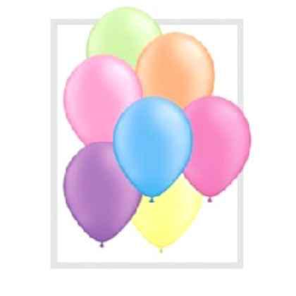 Balloons 10" Bright Neon Assorted Colours
