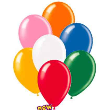Balloons Standard 12" Assorted Colours