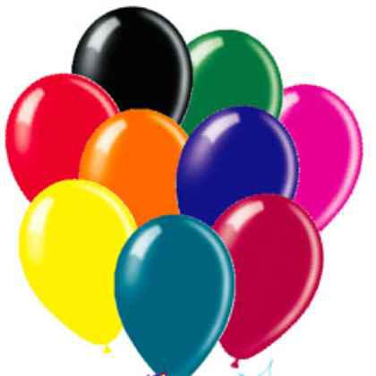 Balloons Metallic 12" Assorted Colours