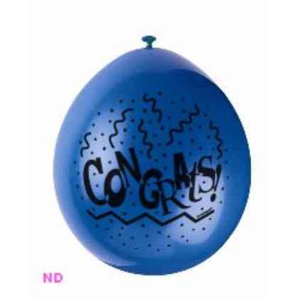 Balloons CONGRATULATIONS Latex 9"
