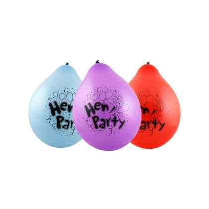 hen Party 9" Latex Balloons