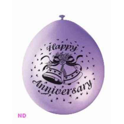 Balloons 'HAPPY ANNIVERSARY' 9" Latex