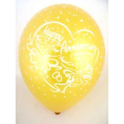 Balloons 'HAPPY ANNIVERSARY' Gold 12"