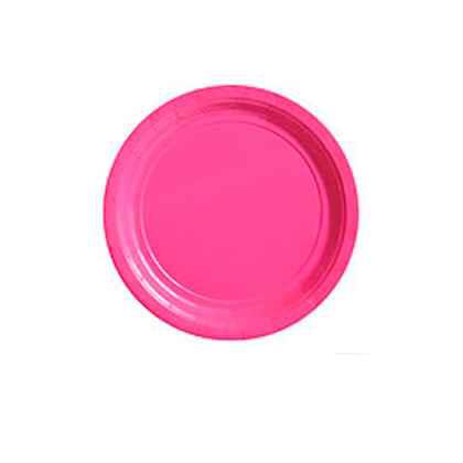 Hot Pink 9" Paper Plates (pk 8 )