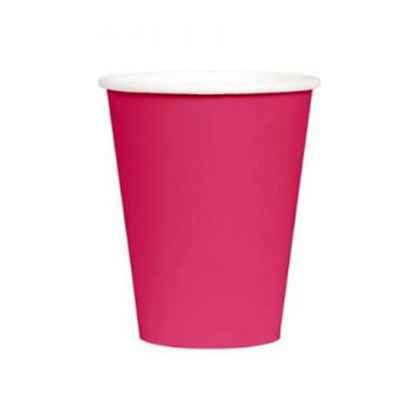 Hot Pink 9oz Paper Cup (8 cups)