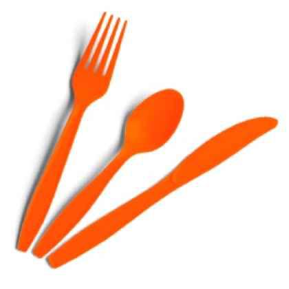 Orange Cutlery