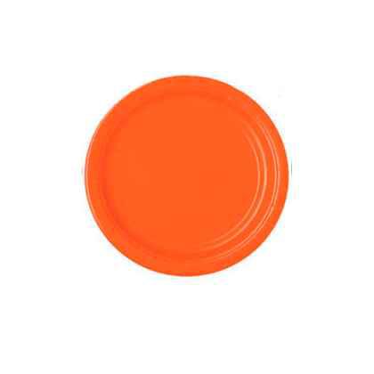 Orange Paper Plates 9"