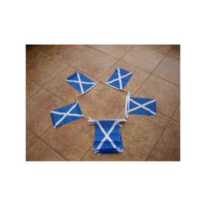 6m 20 flag St Andrews (Scotland/Saltire) Cross Bunting