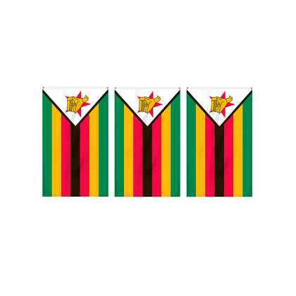 Zimbabwe Flag Bunting Rectangular Flags