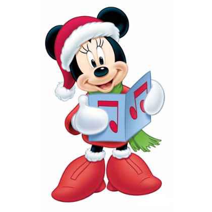 Disney Christmas Minnie Mouse Choir (Christmas Carol) Star-Mini