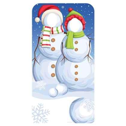 Snowmen Stand-In Christmas Cardboard Cutout
