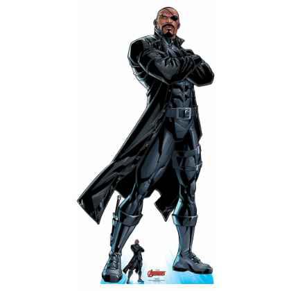 Nick Fury Long Black Coat