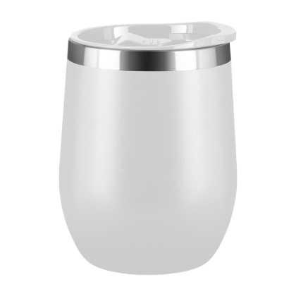 Mood Double Walled Coffee Cup Tumbler - 330ml White